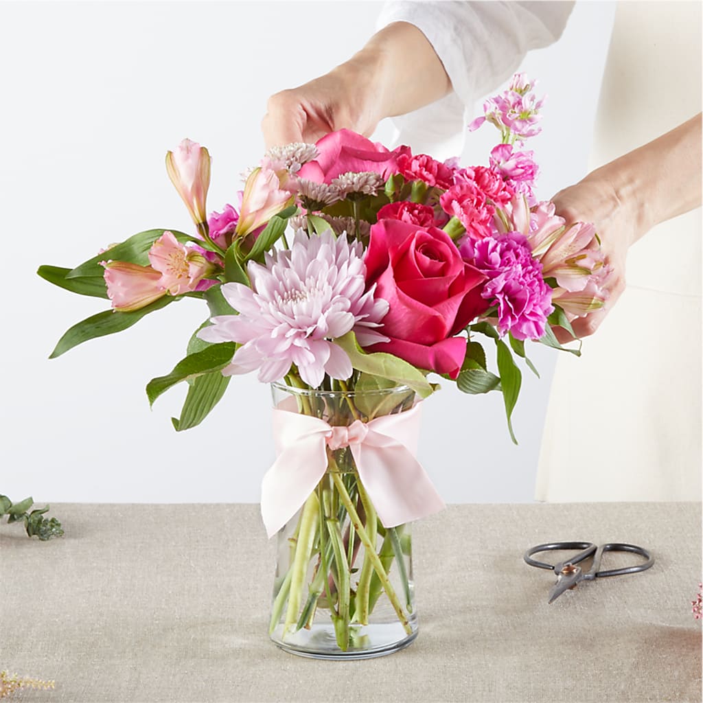 Pink Ribbon - A Florist Original – HELEN'S FLORAL SHOPPE, Phillipsburg NJ