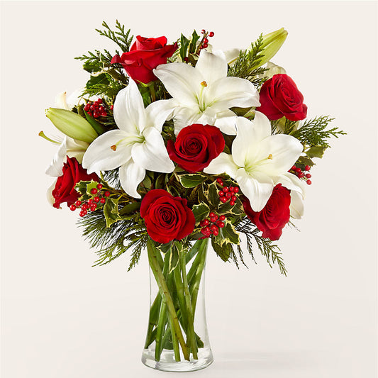 Sparkling Snowflakes Bouquet – HELEN'S FLORAL SHOPPE, Phillipsburg NJ