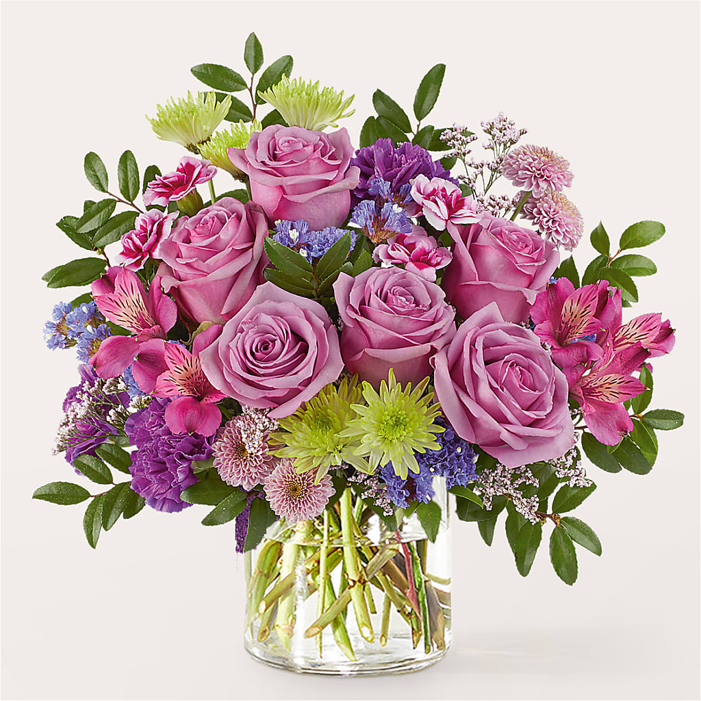 Glass Half Full Bouquet – HELEN'S FLORAL SHOPPE, Phillipsburg NJ