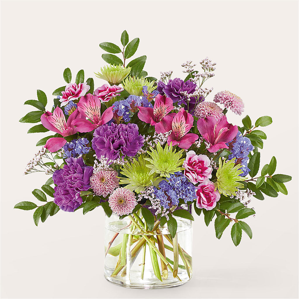 Glass Half Full Bouquet – HELEN'S FLORAL SHOPPE, Phillipsburg NJ