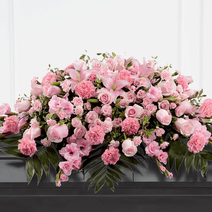 Garden of Comfort Casket Spray (Standard) – HELEN'S FLORAL SHOPPE, Phillipsburg NJ
