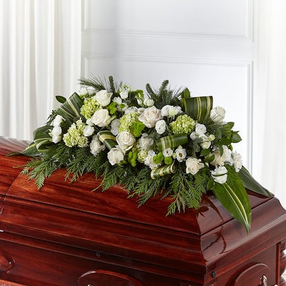 Hopeful Gesture Casket Spray – HELEN'S FLORAL SHOPPE, Phillipsburg NJ