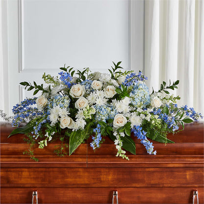 Timeless Essence Casket Spray – HELEN'S FLORAL SHOPPE, Phillipsburg NJ