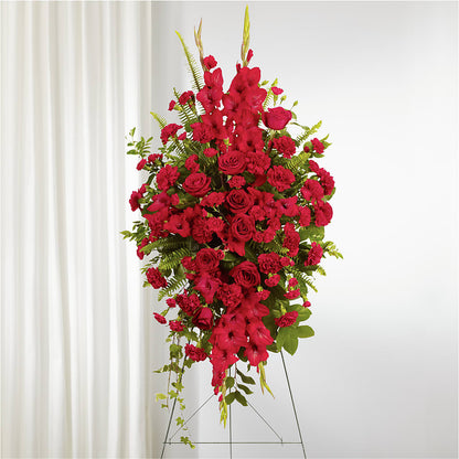From the Heart Standing Spray – HELEN'S FLORAL SHOPPE, Phillipsburg NJ