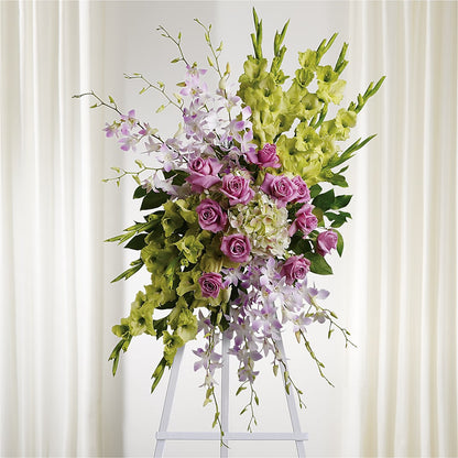 Lasting Legacy Standing Spray – HELEN'S FLORAL SHOPPE, Phillipsburg NJ