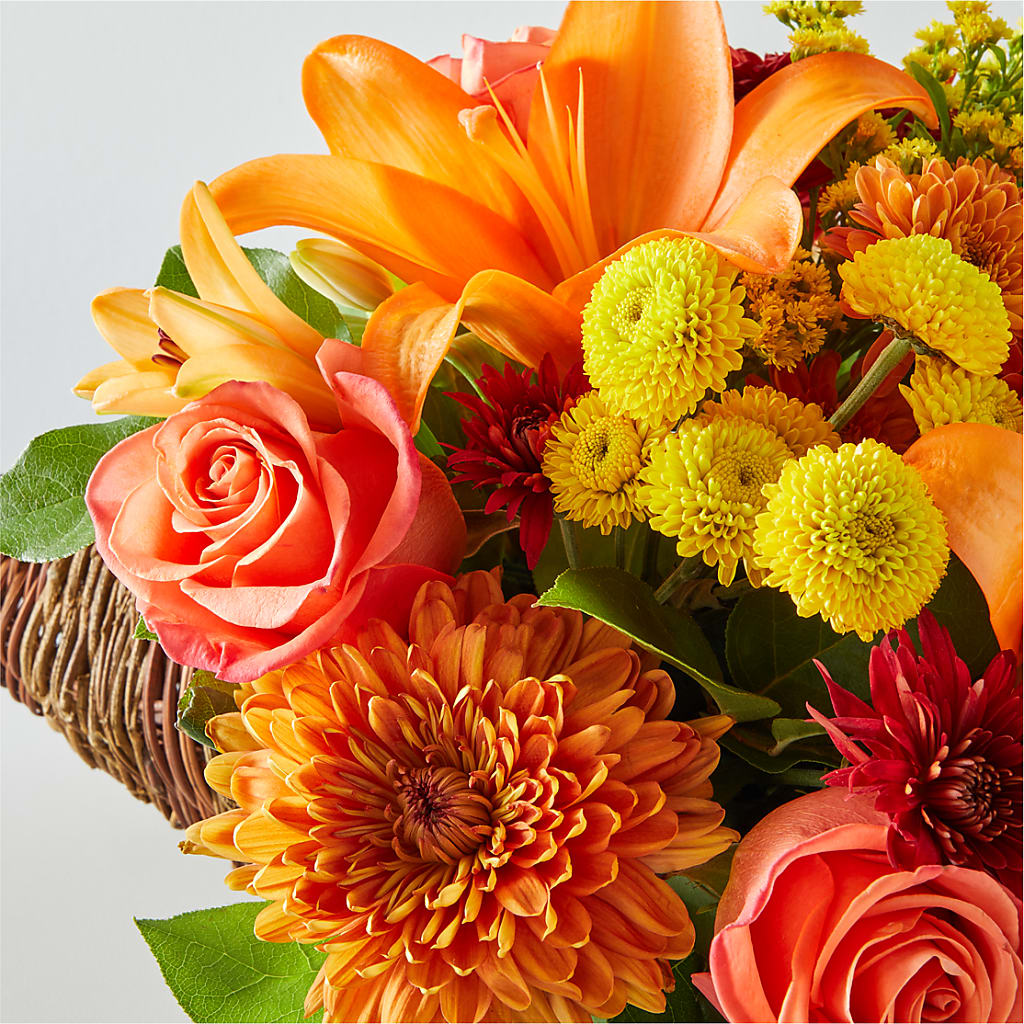 Bouquet of Blessings Cornucopia – HELEN'S FLORAL SHOPPE, Phillipsburg NJ