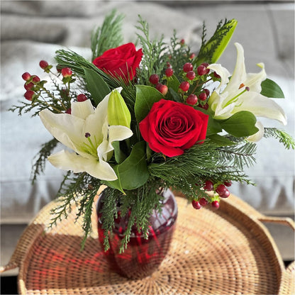 Evergreen Delight Bouquet – HELEN'S FLORAL SHOPPE, Phillipsburg NJ