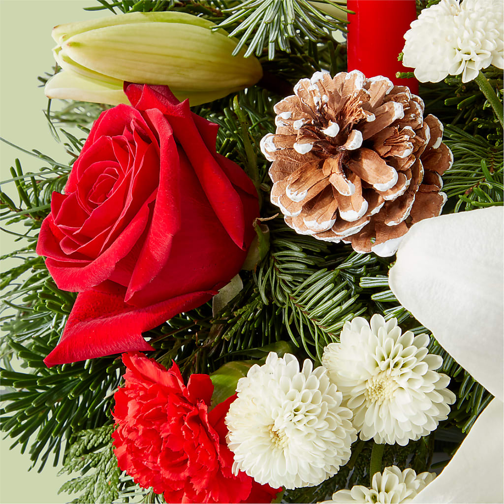 Seasonal Festivities Centerpiece – HELEN'S FLORAL SHOPPE, Phillipsburg NJ