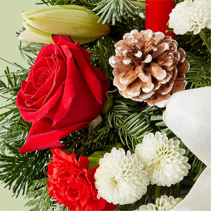 Seasonal Festivities Centerpiece – HELEN'S FLORAL SHOPPE, Phillipsburg NJ