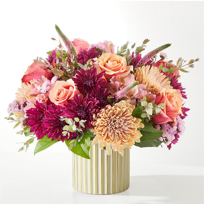 Berry Cobbler Bouquet with Ivory Vase – HELEN'S FLORAL SHOPPE, Phillipsburg NJ