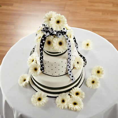 Simple Sophistication Cake Décor – HELEN'S FLORAL SHOPPE, Phillipsburg NJ
