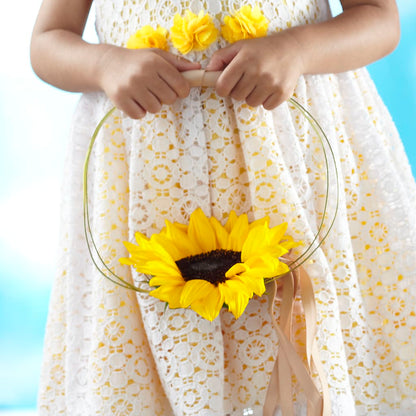 Sweet Sunshine Flower Girl Bouquet – HELEN'S FLORAL SHOPPE, Phillipsburg NJ