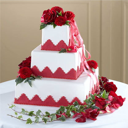Forever Happiness Cake Decor – HELEN'S FLORAL SHOPPE, Phillipsburg NJ